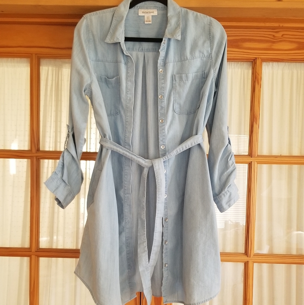 Denim button up
